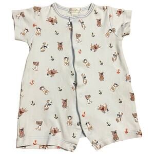 Kissy Kissy White One Piece with Animal Print